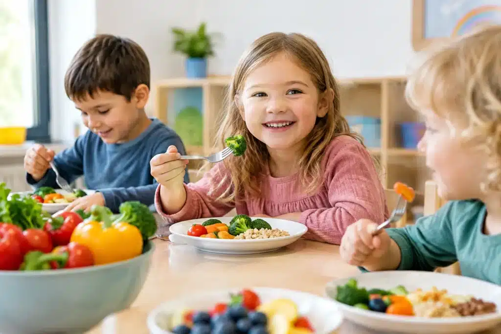 Gesunde Ernährung in der Kita, die Kinder stärkt