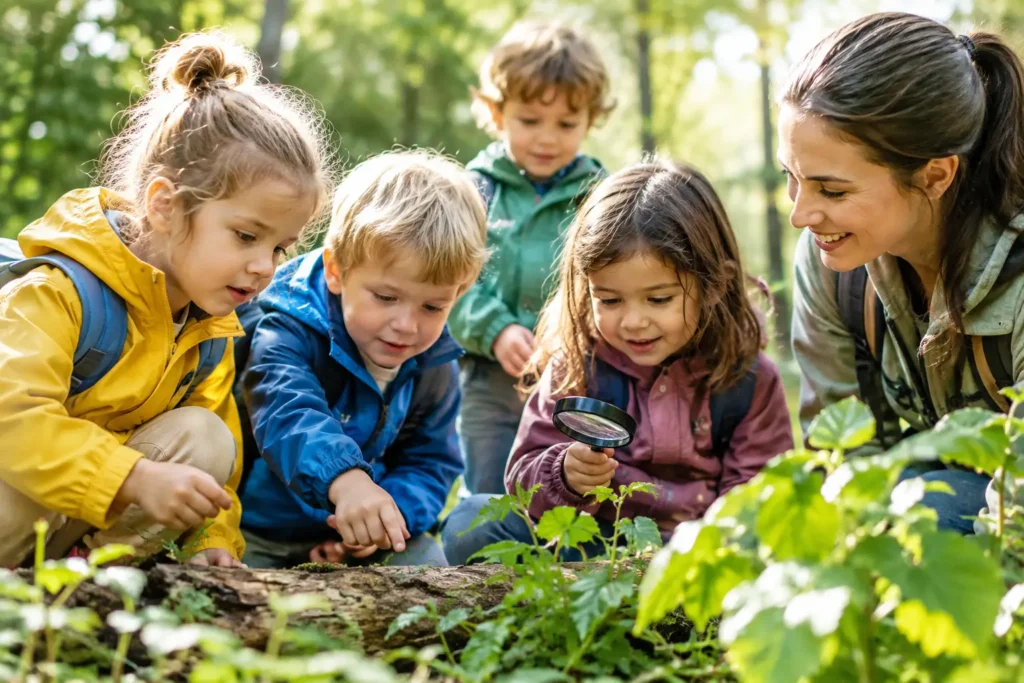 Naturerlebnisse für Kita-Kinder, die stärken